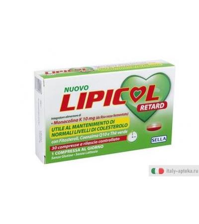 Lipicol Retard 30 Compresse