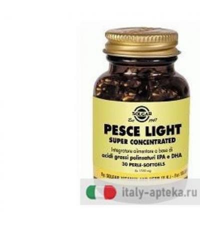 Pesce Light Super Concentrato Solgar 30 Perle