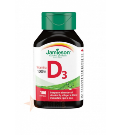 JAMIESON VITAMINA D3 1000 UI 100 CPR