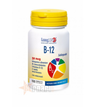 LONG LIFE B-12 SUBLINGUALE 100 TAV