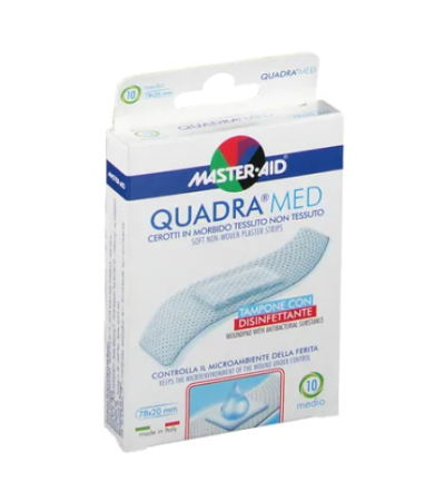 Master-Aid® Quadra Med® 78 x 20 mm Medio 10 pz