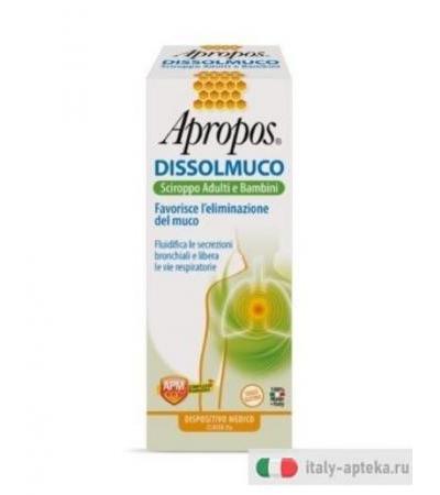 Apropos Dissolmuco Sciroppo Adulti E Bambini 230g