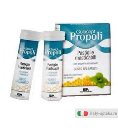 Golasept Propoli 24 Compresse Masticabili Balsamiche