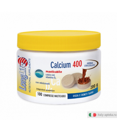 Longlife Calcium Cioccolato 100 Compresse