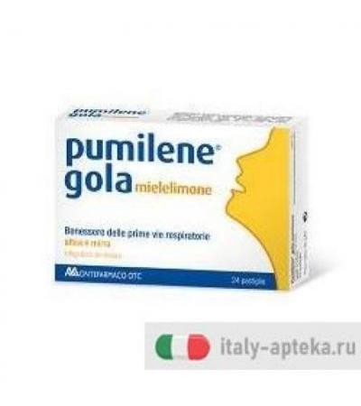 Pumilene Gola Miele/Limone 24 Pastiglie