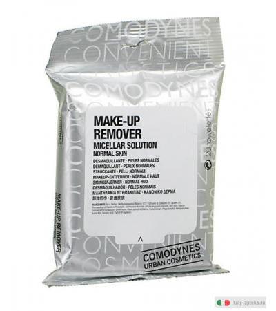 Comodynes Make-Up Remover Soluzione Micellare pelle normale 20 salviette