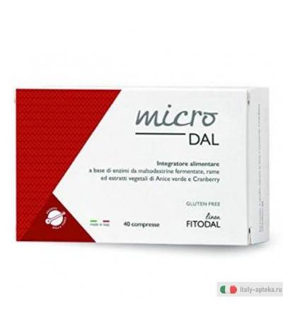 Microdal benessere delle vie urinarie 40 compresse