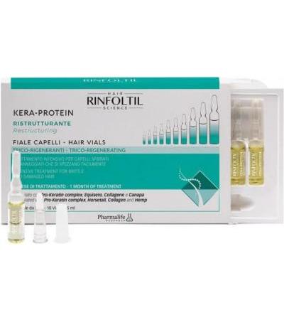 Rinfoltil kera-protein ristrutturante fiale capelli